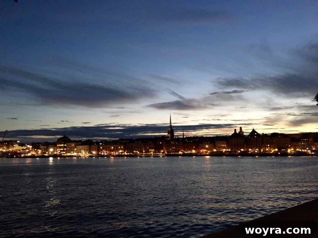 Stockholm's Luminous Nights 19 Stockholm's enchanting evening cityscape | Perchance to Cook