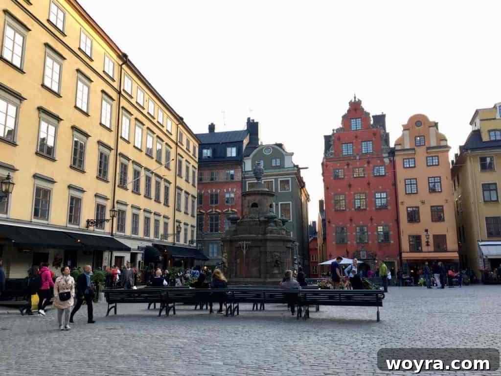 Stockholm's Luminous Nights 3 Cobblestone Streets and Buildings of Gamla Stan, Stockholm | Perchance to Cook