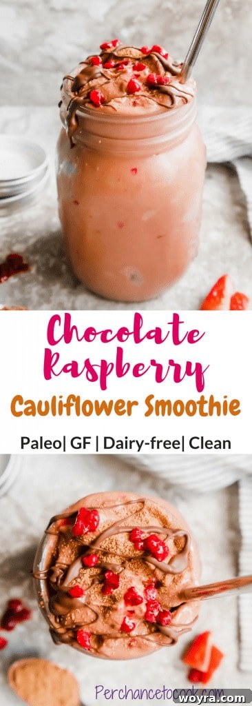 Hidden Gem Chocolate Raspberry Smoothie 6 Fresh raspberries and a chocolate bar, key ingredients for the smoothie.