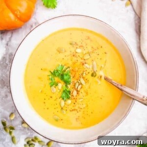 Dairy-Free Pumpkin Sweet Potato Soup (Paleo, Whole30) | Perchance to Cook, www.perchancetocook.com