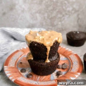 Decadent Paleo Chocolate Muffins 12 Almond Flour Chocolate Cake Cupcakes (Paleo, GF)