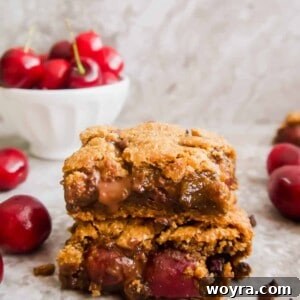 Recipe image for Paleo Gluten-Free Chocolate Chip Cherry Cookie Bars