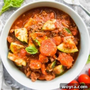 Wholesome Meat Sauce Packed with Zucchini and Carrots 6 Carrot and Zucchini Meat Sauce (Paleo, Whole30) - a delicious and healthy recipe.