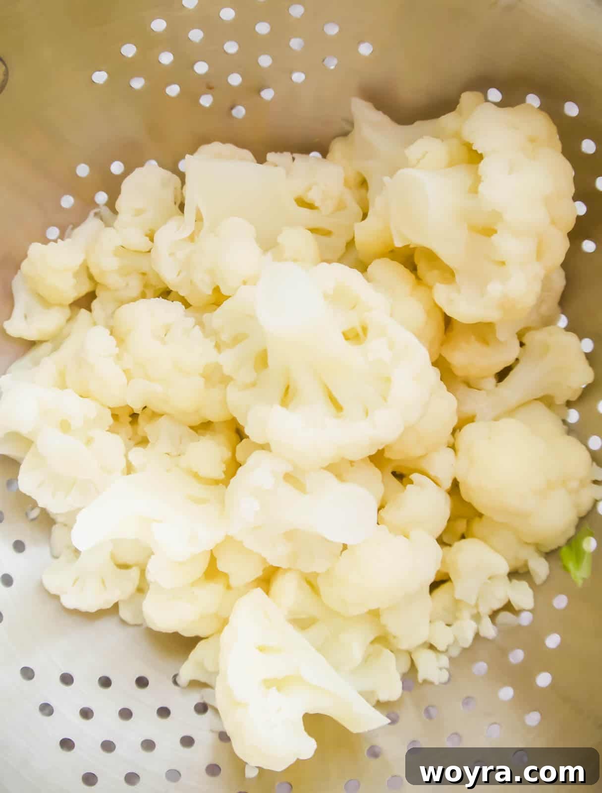 Clean-Eating Chicken Spaghetti Squash Casserole 6 Steamed cauliflower.