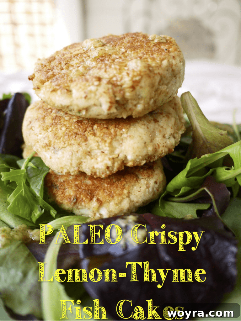 Pan Seared Lemon Thyme Fish Cakes 5 Paleo Crispy Lemon-Thyme Fish Cakes (GF)- a restaurant-quality way to eat healthy fish. | Perchance to Cook, www.perchancetocook.com
