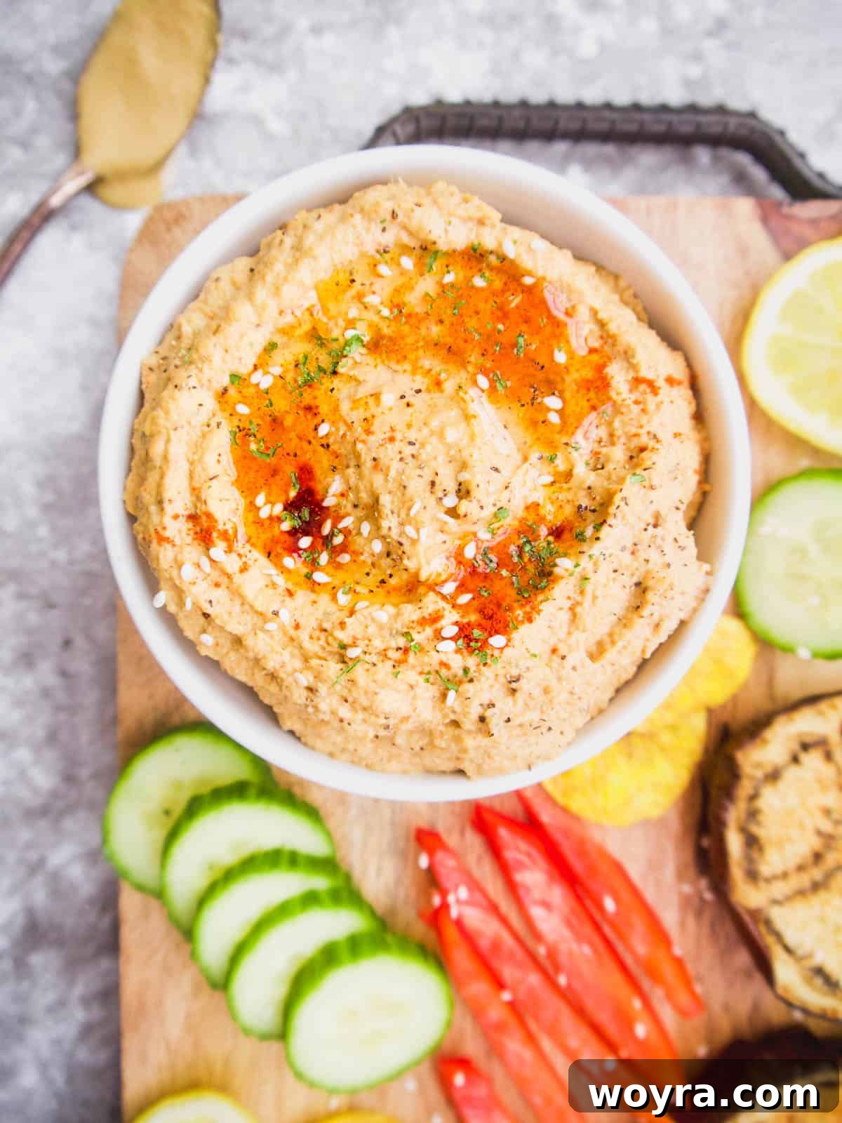 Paleo Mediterranean Cauliflower Dip 8 Mediterranean Hummus (Paleo, GF) | Perchance to Cook, www.perchancetocook.com