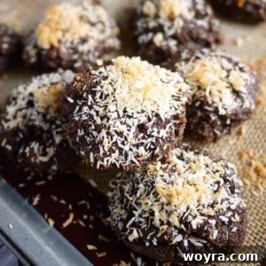 Toasted Coconut Chocolate Cookies (Paleo, GF) | Perchance to Cook, www.perchancetocook.com