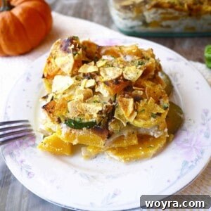 Squash Au Gratin (Paleo, GF), a healthy Fall side dish |Perchance to Cook, www.perchancetocook.com