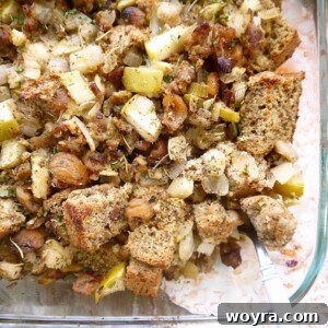 Paleo Sausage, Apple, and Chestnut Stuffing (GF)