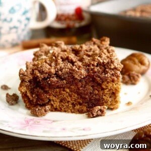 Paleo Chestnut Flour Coffee Cake | Perchance to Cook