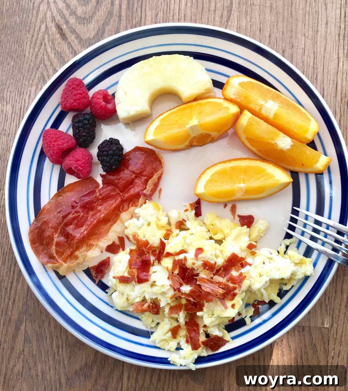 Whole30 My Journey to Self Worth and Vibrant Health 15 Crispy baked prosciutto bits, a savory and versatile Whole30 garnish for eggs and salads.