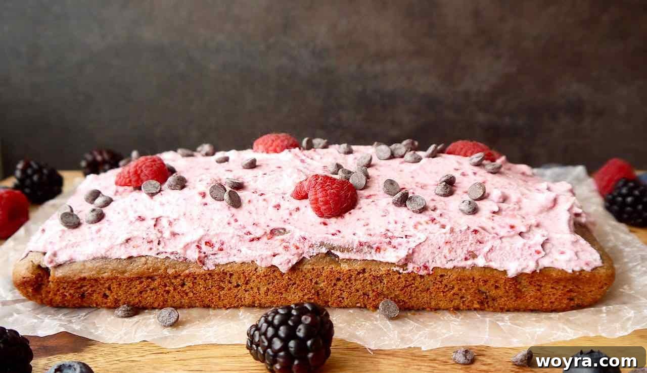 Whole30 My Journey to Self Worth and Vibrant Health 30 A tempting Small Paleo Raspberry Chocolate Chip Cake, highlighting the longing for baking.