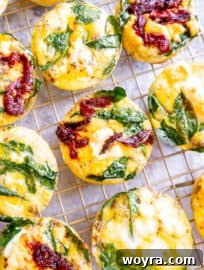 Spinach Feta Egg Cups